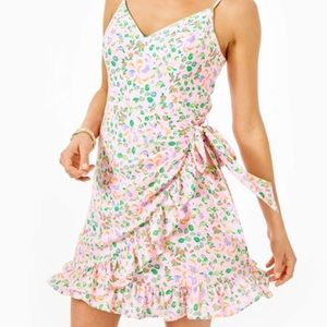 Lilly Pulitzer Alisa Wrap Dress - Fruit Print Size 12